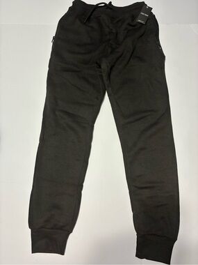 Money Jones Essentials black fleece joggers sz S NWT